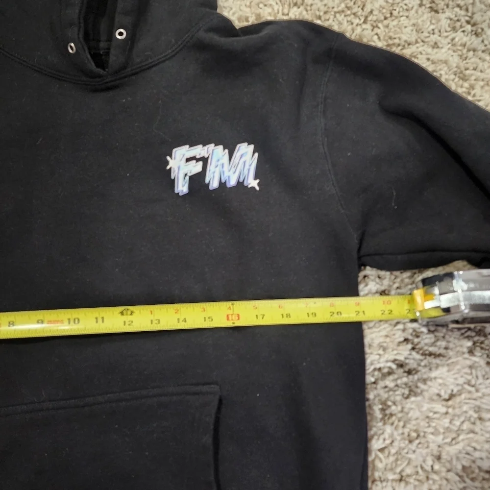 The Weeknd × XO The Weeknd Dawn FM Cover Pullover Black Hoodie Size Medi… - Picture 6 of 7